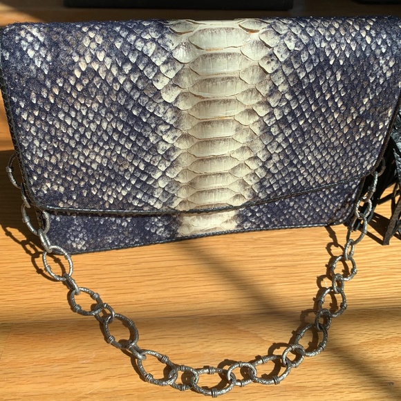 Emily Armenta Python handbag - Picture 1 of 7